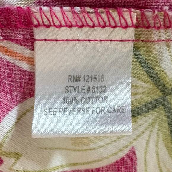 VTG NATIONAL SINCE 1952 Vibrant Floral Mumu 2X Art-to-Wear Flamboyant Tropical - Picture 6 of 10